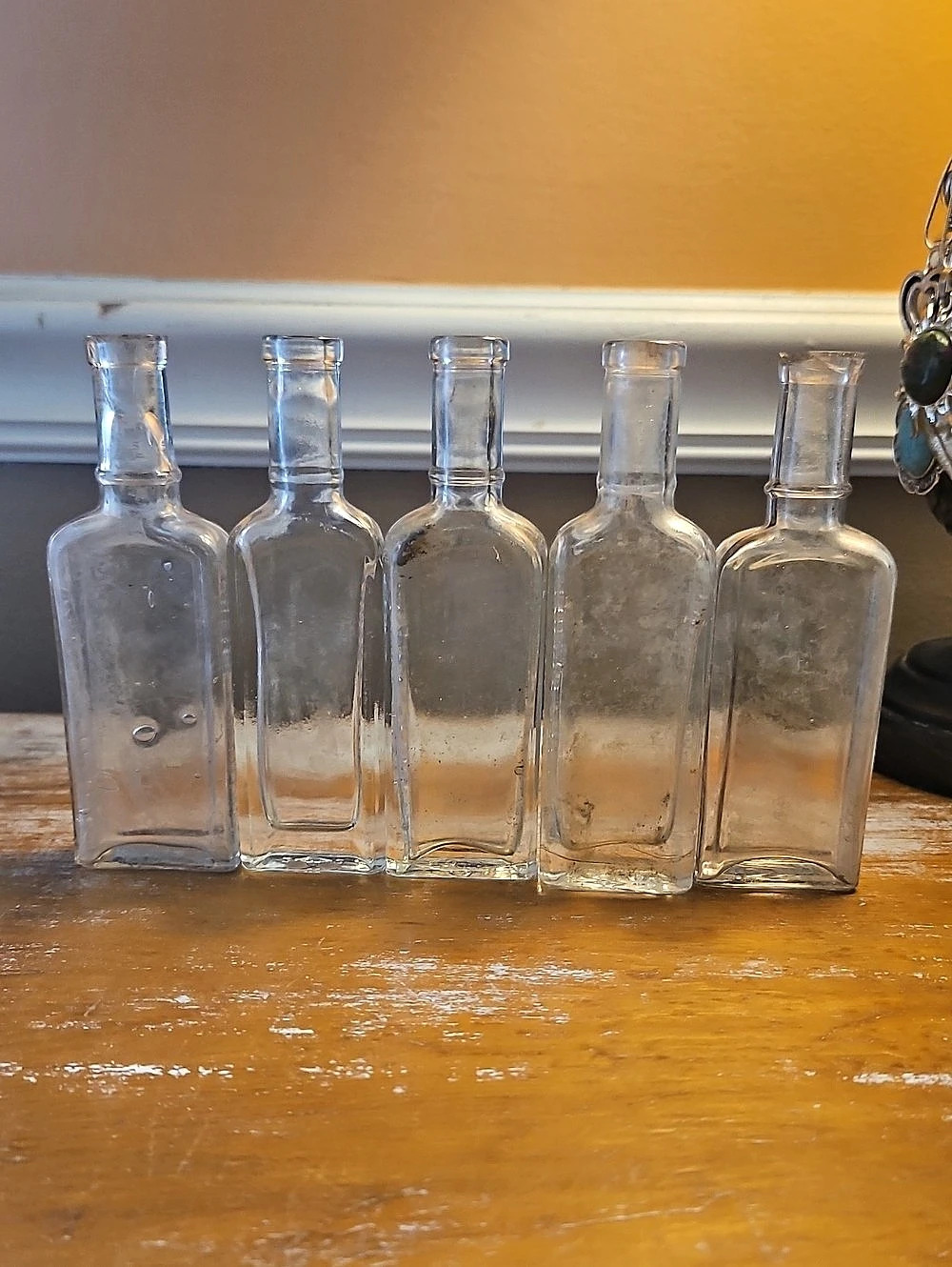 Sauer's Vintage Sauer's Extract Glass Bottle Lot of 5 Vintage Extract Glass